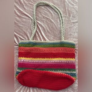 Merona Multicolor Crochet Shoulder Bag